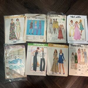 70s Retro Style Sewing Patterns Bulk